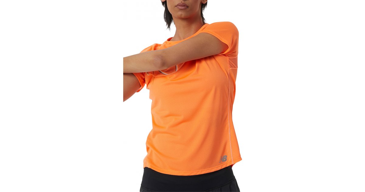 T-shirt New Balance Impact Run Orange | wt21263-vo2, 1