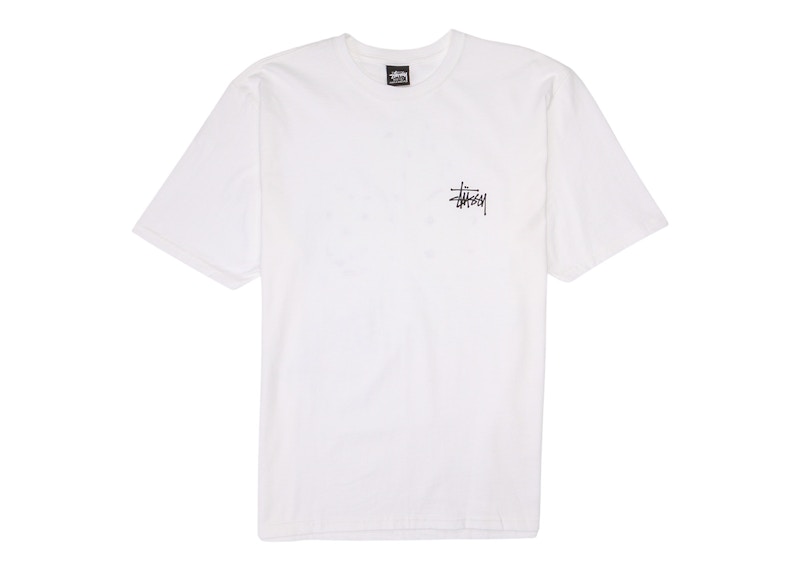T-shirt Stüssy Melted Graphic Tee Hvid | 1904900_WHIT