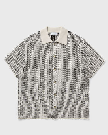 Skjorte Les Deux Knitted Short Sleeve Shirt Beige | LDM310127-215100, 0