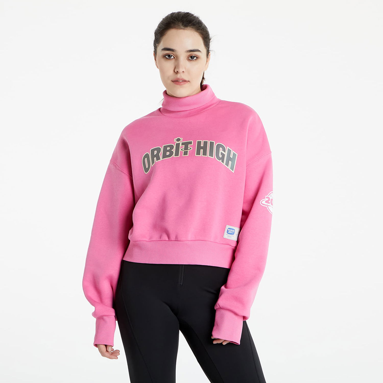 Sweatshirt Reebok The Jetsons x The Flintstones Orbit High Cozy Crewneck Lyserød | HD5223, 0