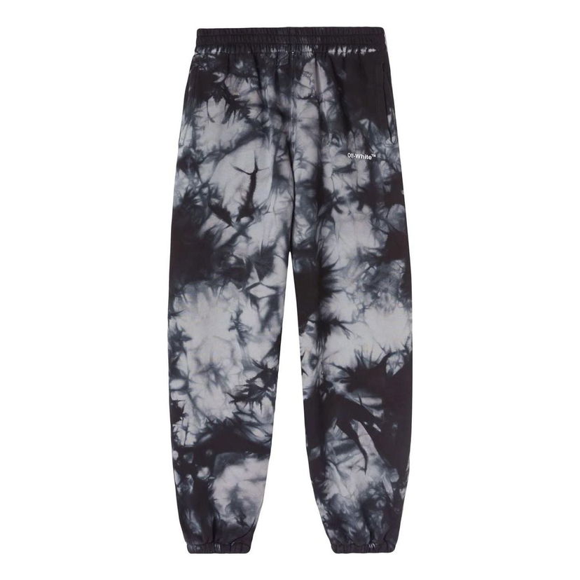 Joggingbukser Off-White Off-White Tie-Dye Sweatpants Sort | OMCH029F22FLE0090701