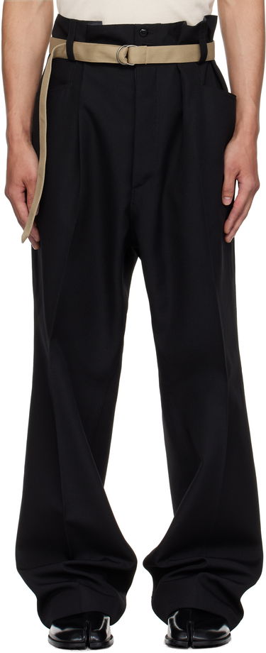 Bukser Maison Margiela Maison Margiela Wool Trousers Sort | S50KA0688 M35518, 0