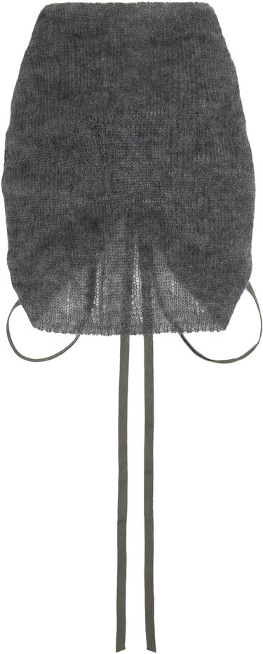 Tørklæde Ann Demeulemeester Ann Demeulemeester Oden Knit Tie Collar Grå | 2520-W-CL35-KN069-088, 1