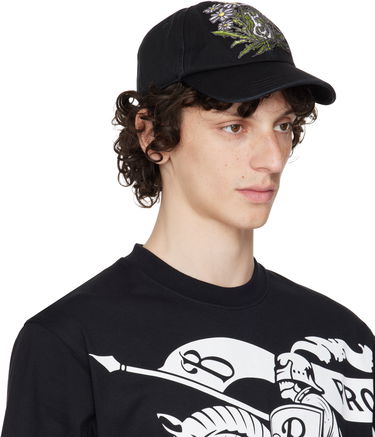 Kasket Burberry Burberry Daisy 'B' Gabardine Baseball Cap Sort | 8103762, 3