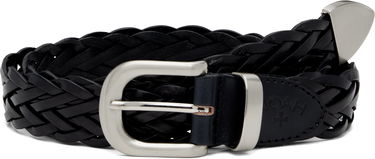 Bælter Noah Noah Braided Leather Belt Sort | A291FW24BLK, 0