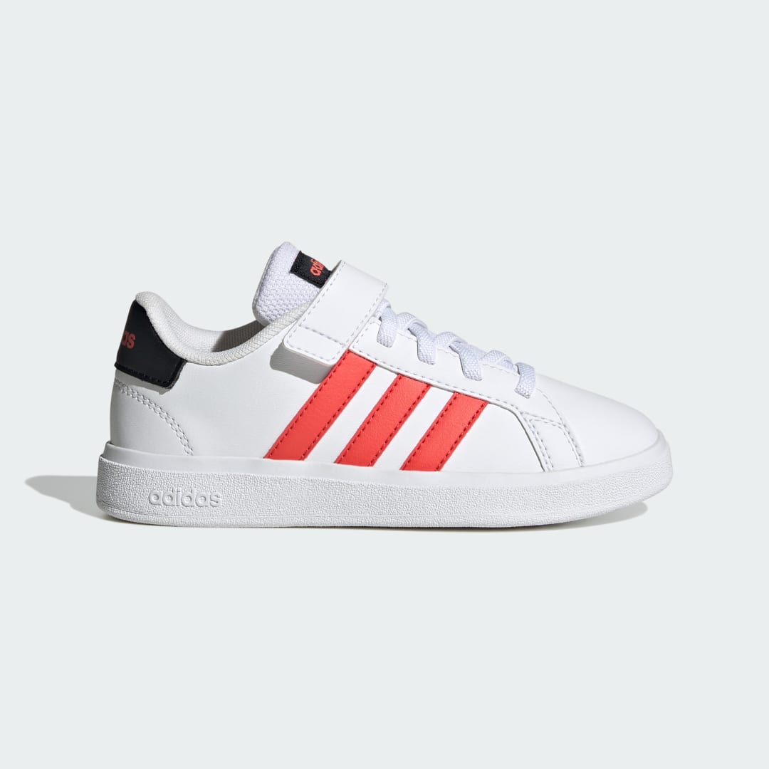 Sneakers og sko adidas Performance Grand Court Elastic Lace and Top Strap Hvid | IG4840, 0