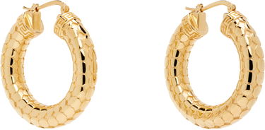 Øreringe Versace Versace Greca Gold Hoop Earrings Gul | 1020562_1A00620, 1