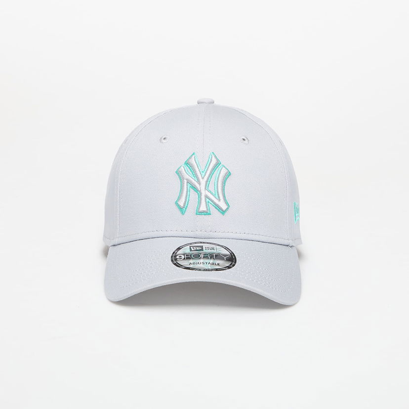 Kasket New Era New Era New York Yankees Team Outline 9FORTY Adjustable Cap Grå | 60667391