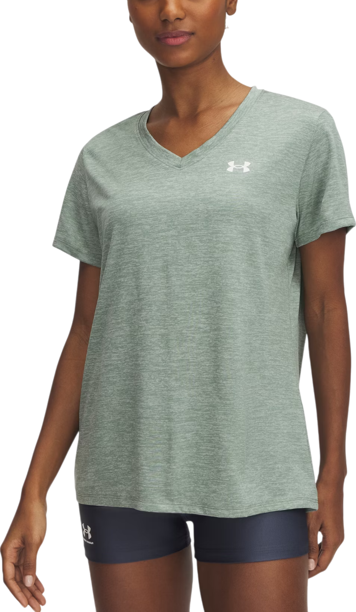 T-shirt Under Armour Under Armour Tech Short Sleeve V-Neck T-Shirt Grøn | 1384227-348, 0
