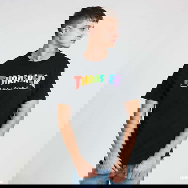 T-shirt Thrasher Rainbow Mag Tee Black Sort | 064733, 0