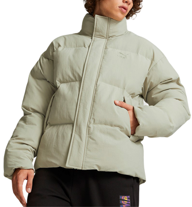 Puffer jakke Puma Classics Oversized Polyball Puffer Jacket Grøn | 53557368, 0