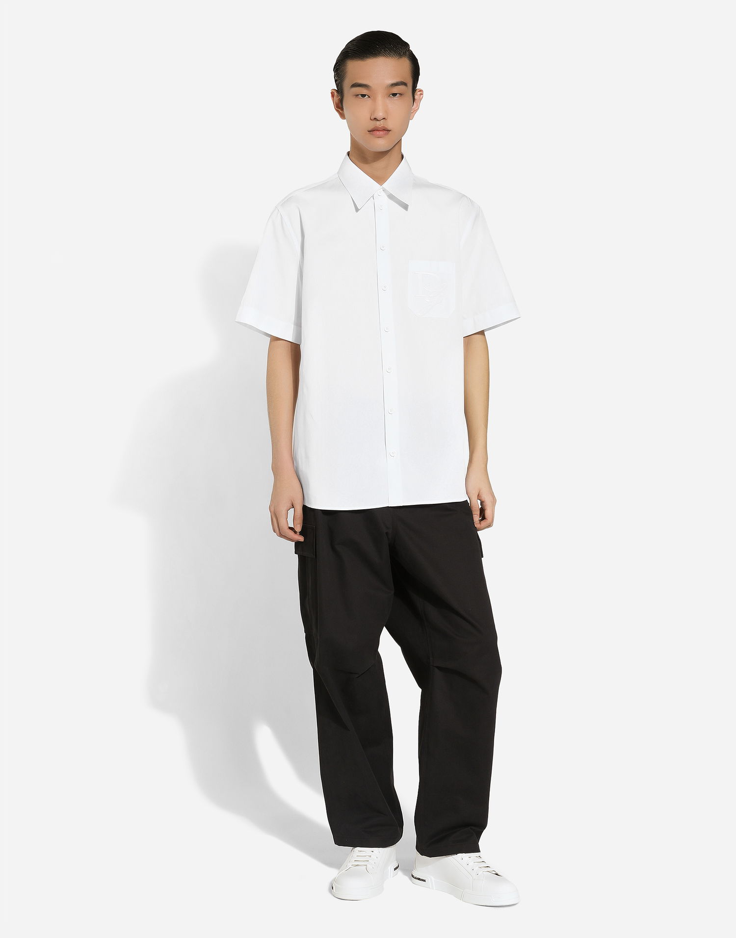 Skjorte Dolce & Gabbana Shirt DG Embroidery Hvid | G5MK9ZGI731W0800, 1