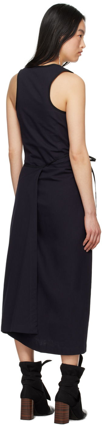 Kjole LEMAIRE Wrap Midi Dress Sort | DR1053 LF1253, 2