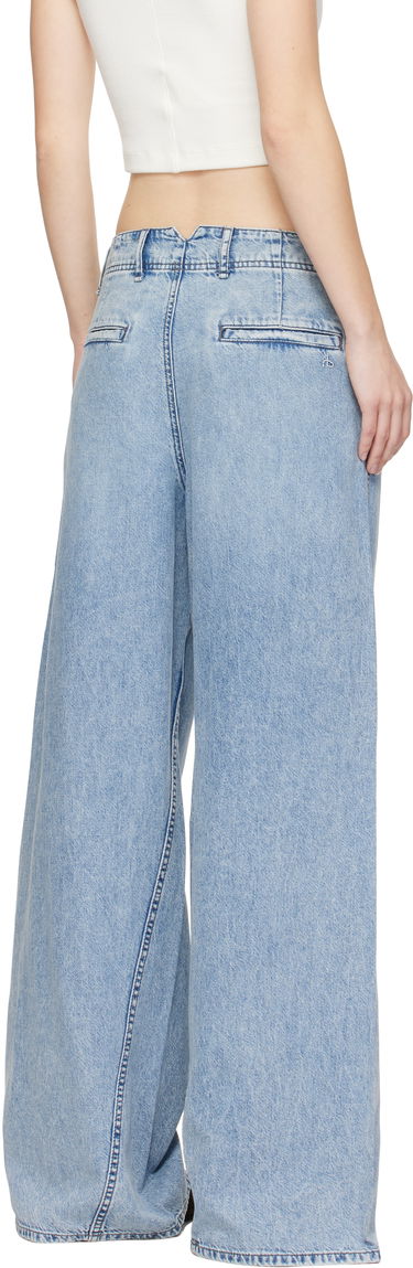Jeans rag & bone Rag & Bone Featherweight Wide-Leg Sofie Jeans Blå | WDD24H3003FWAN, 2