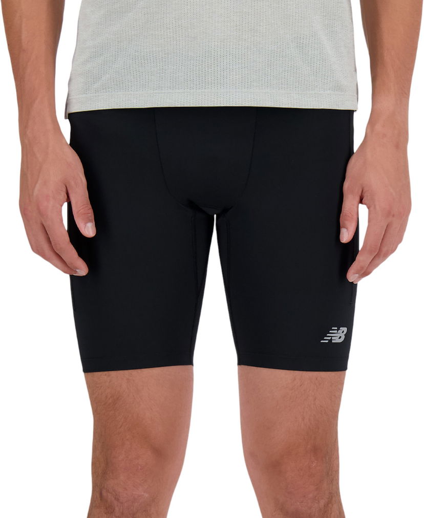 Shorts New Balance Sleek Pocket Half Tight 9" Sort | ms41271-bk