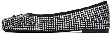 Kjole Alexander Wang Alexander Wang Billie Crystal Ballerina Flats Sort | 30324F065, 2