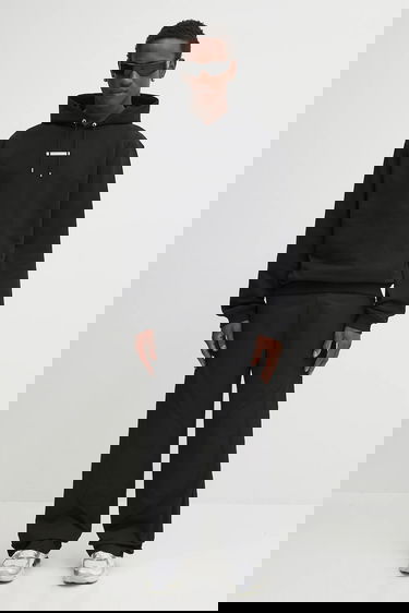 Bukser HELIOT EMIL Heliot Emil Diagonal Seam Trousers Sort | PREAW25.M.10.108.BLK01., 5