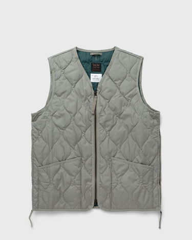 Vest TAION MILITARY ZIP V NECK DOWN VEST Grøn | TAION-001ZML-1-GREEN, 0