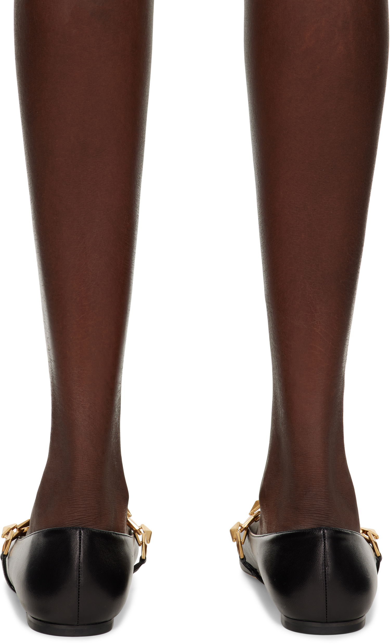 Skopleje Jimmy Choo Jimmy Choo Tilda Chain Ballerina Flats Sort | DIAMOND TILDA FLAT, 1