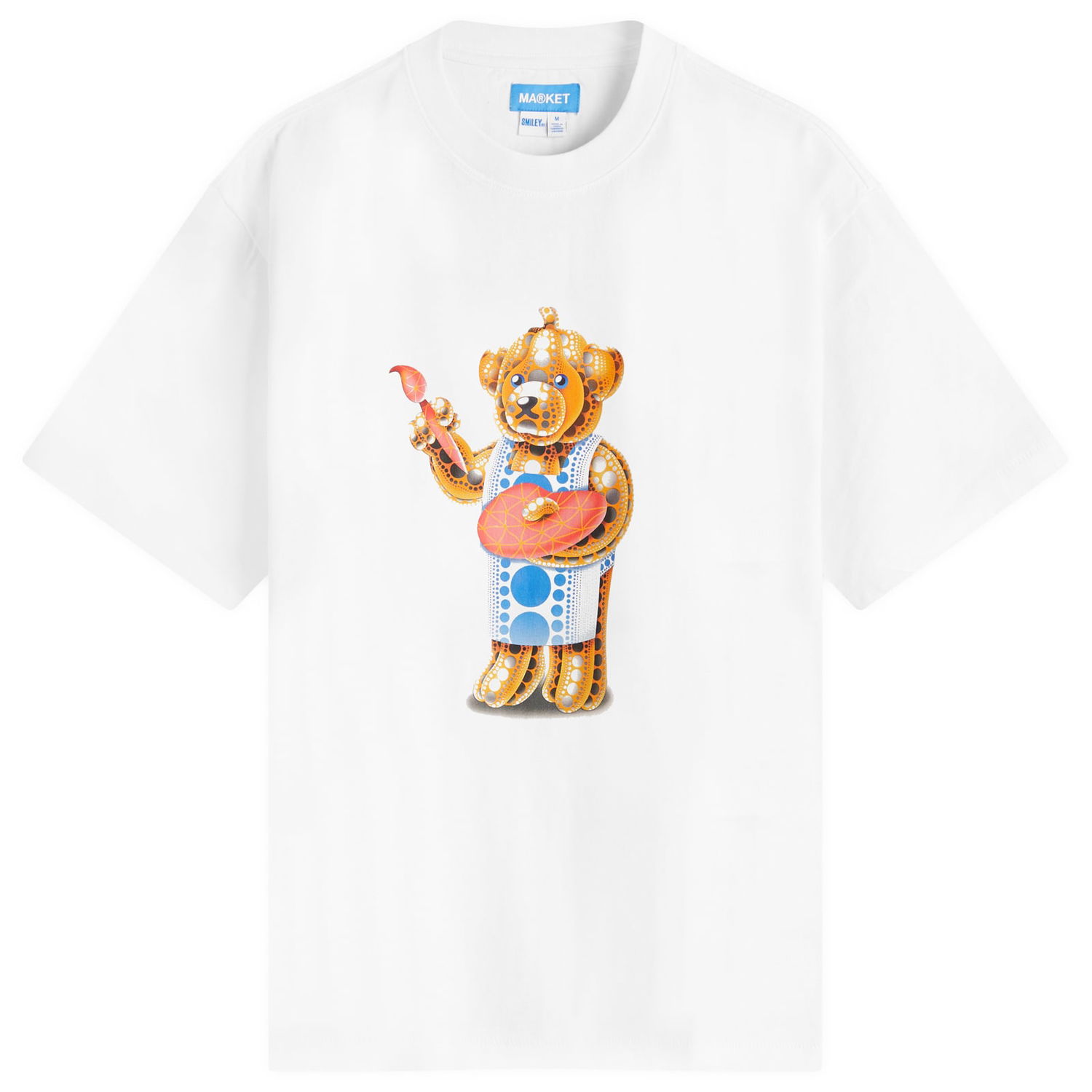 T-shirt MARKET Infinity Bear Graphic T-Shirt, Size Large Hvid | 399002192-WHT, 0