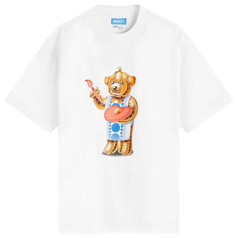 T-shirt MARKET Infinity Bear Graphic T-Shirt, Size Large Hvid | 399002192-WHT