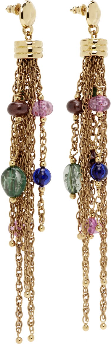 Øreringe CHLOÉ Chloé 'The Chloé Pompoms' Chain Drop Earrings Flerfarvet | CHC25SFE10RPL, 1