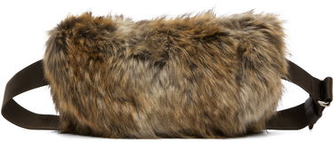 Taljetaske Maison Margiela MM6 Maison Margiela Faux Fur Belt Bag Brun | SB5WB0002 P8486, 0