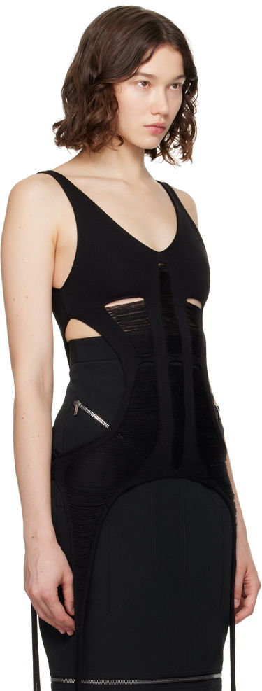 Tanktop Rick Owens Rick Owens Hollywood Tanja Long Tank Top Grå | RO01E7644 KGRIDM, 4