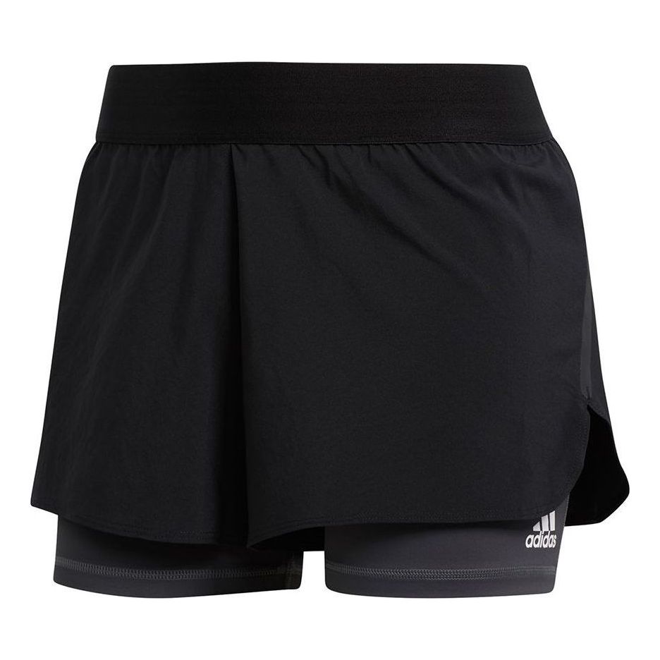 Nederdel adidas Originals Alphaskin Two-in-One Shorts Sort | FJ7130, 0