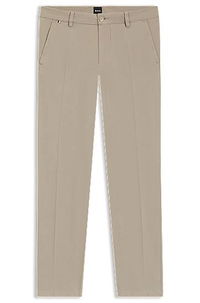 Slim-Fit Stretch Cotton Trousers