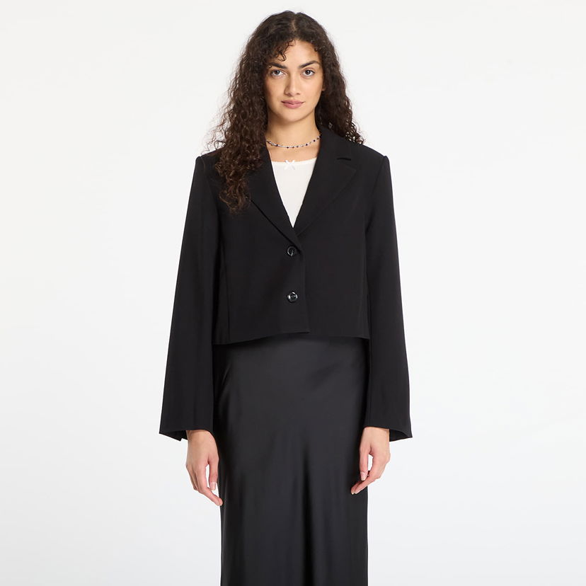 Jakke Samsoe Samsoe Cropped Salaney Blazer Sort | F25300114_CLR000021