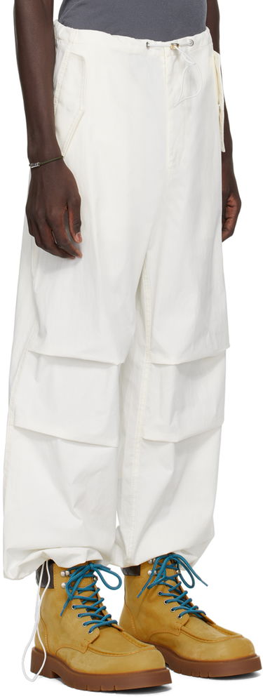 Cargo bukser Dion Lee Parachute Trousers with Drawstring Waist Beige | C2100R23, 4
