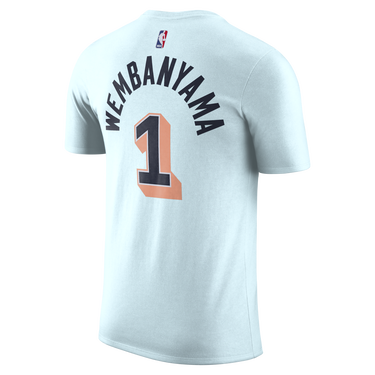 T-shirt Nike Victor Wembanyama San Antonio Spurs Essential City Edition Short Sleeve T-Shirt Blå | HJ2789-477, 1