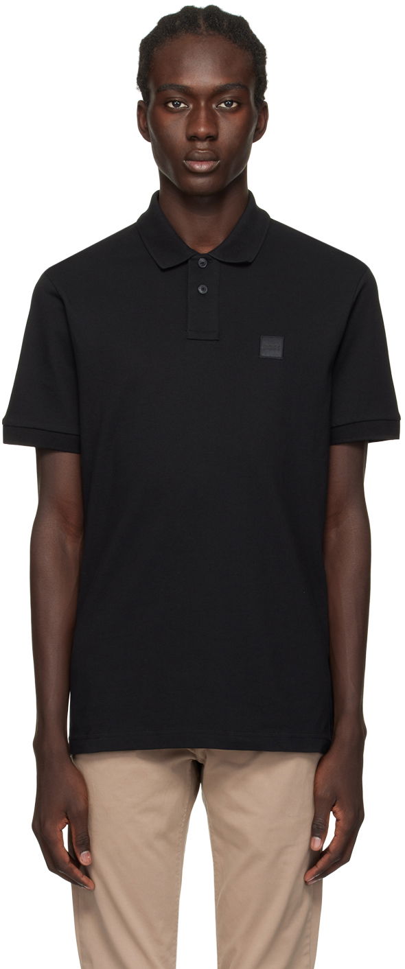 Polo skjorte BOSS Patch Polo Sort | 50507803