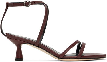 Tilbehør Aeyde Aeyde Maeve Leather Heeled Sandals Bourgogne | A11-HS-PRAR55ST156-SS25-955-007, 0