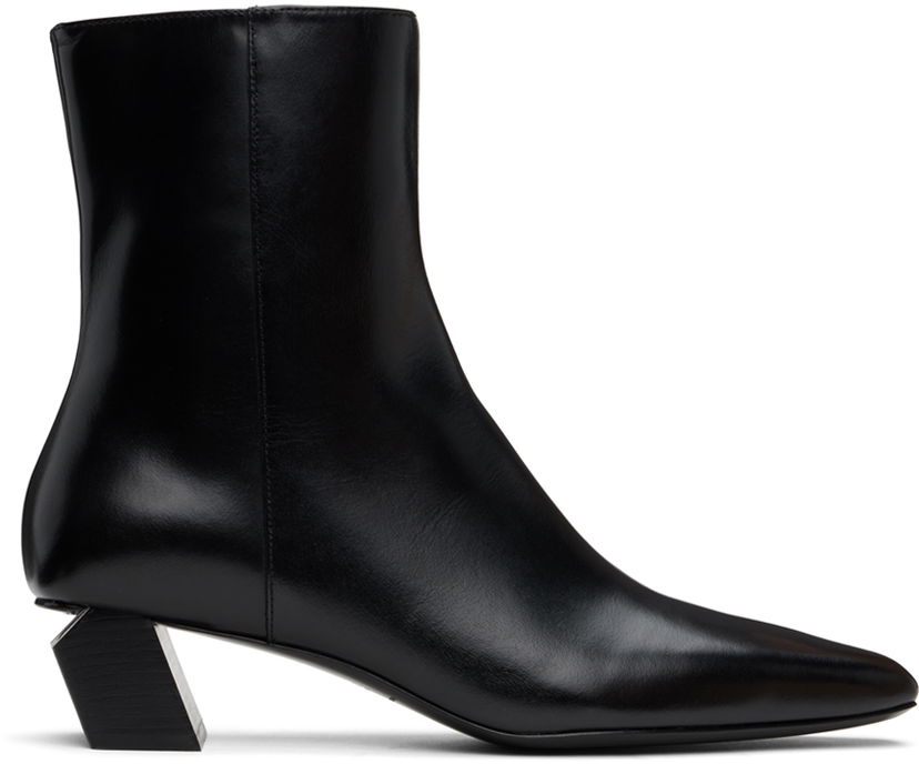 Tøj Alexander Wang Alexander Wang Toni Leather Ankle Boots Sort | 30324B008