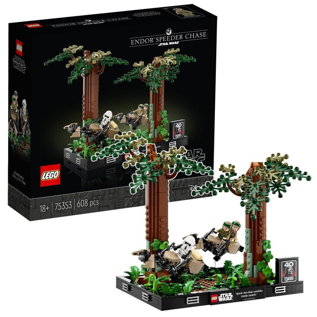 Flexstyle LEGO Star Wars™ 75353 Endor™ Speeder Chase Diorama Flerfarvet | 75353LEG, 0