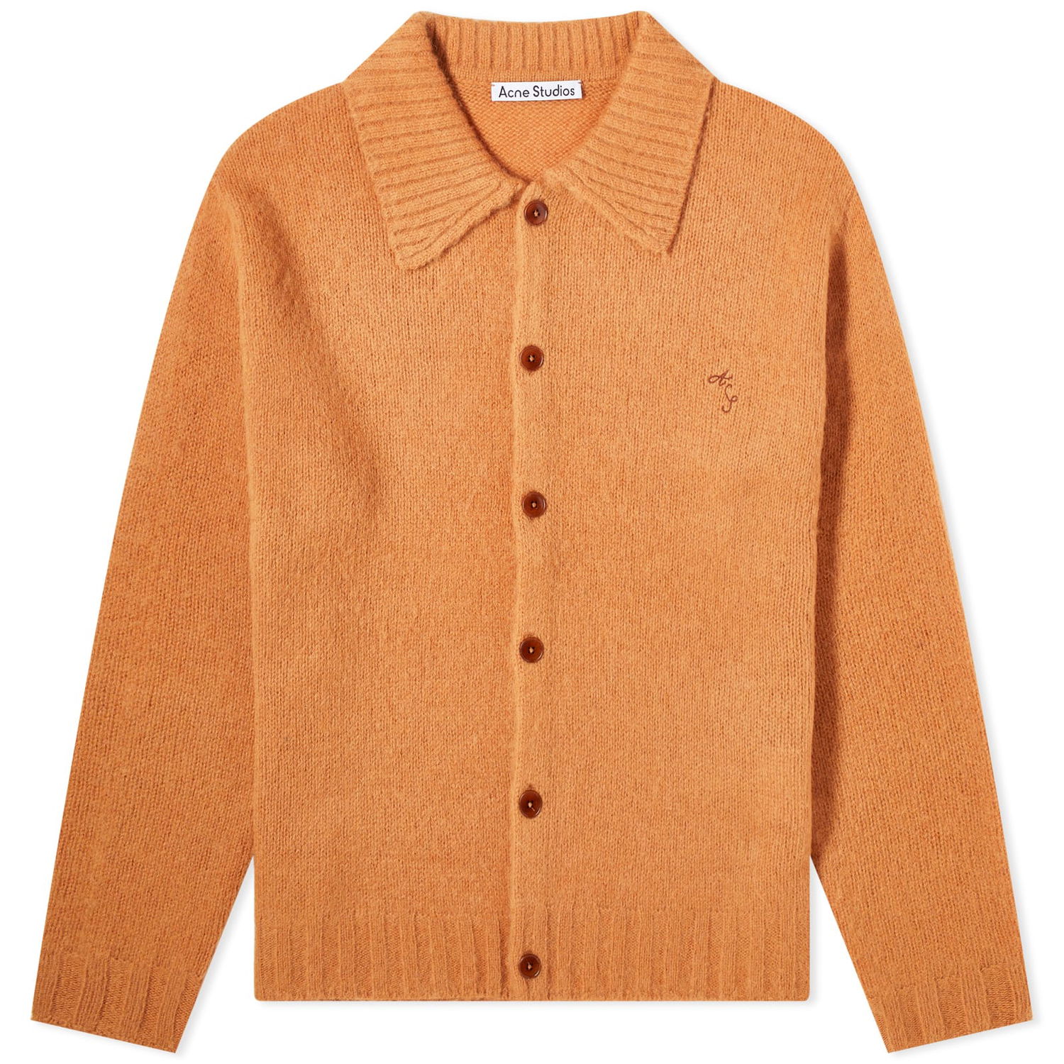 Sweater Acne Studios Kabriel AS Shetland Cardigan Orange | B60294-ADS, 0