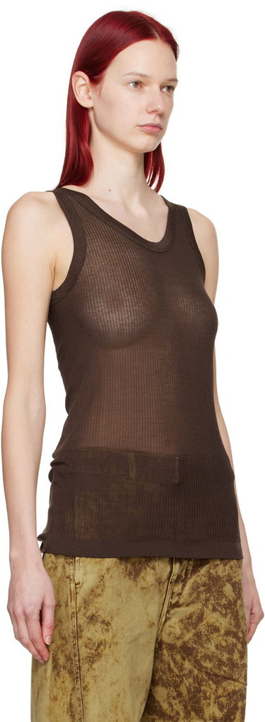 Tanktop LEMAIRE Seamless Tank Top Brun | TO1156 LK1017, 3