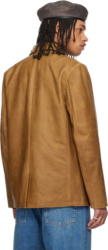 Jakke OUR LEGACY Our Legacy Opening Leather Blazer Brun | M2259OBL, 2