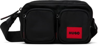 Skuldertaske BOSS Logo Patch Two-Pocket Crossbody Bag Sort | 50547771, 0