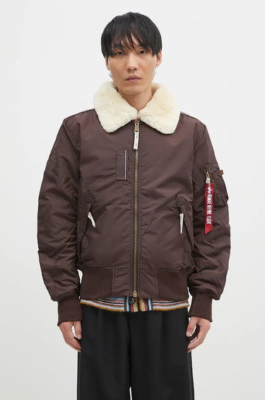 Bomberjakke Alpha Industries Injector III Bomber Jacket Brun | 143104, 0