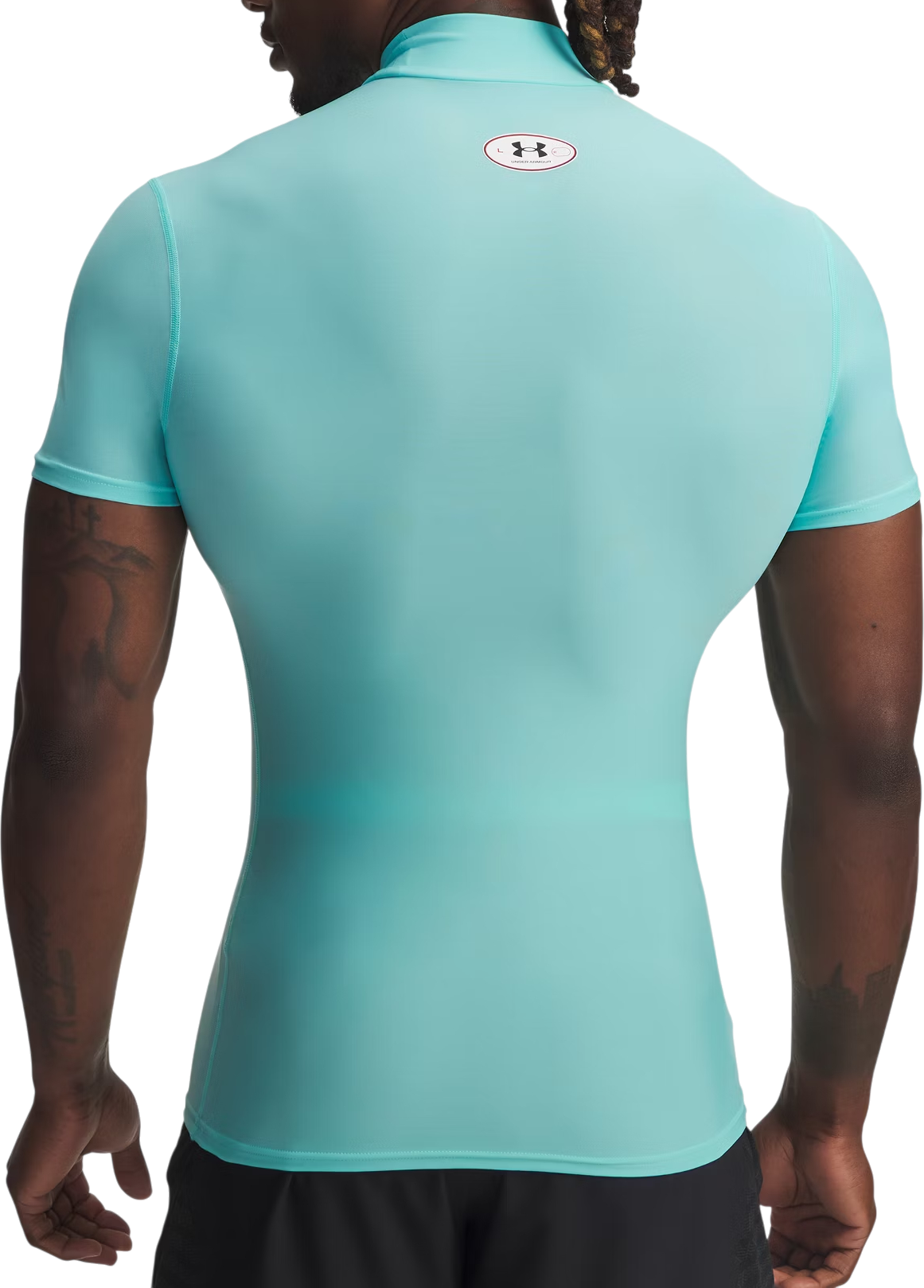 T-shirt Under Armour Compression Mock Short Sleeve Mansory HeatGear® Turkis | 6009091-425, 1