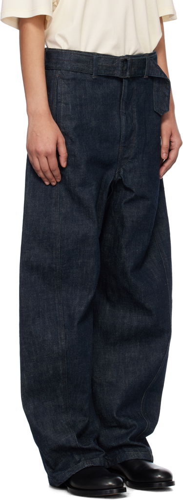 Jeans LEMAIRE Twisted Belted Jeans Blå | PA326 LD068, 4