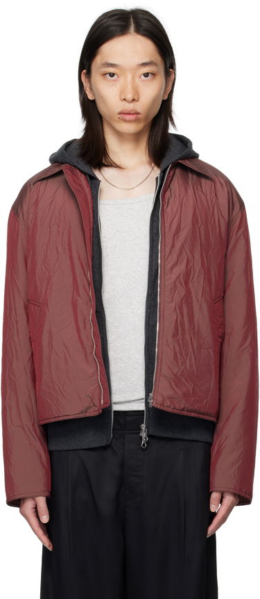 Jakke OUR LEGACY Our Legacy Slight Hooded Jacket Bourgogne | M4251SS, 0