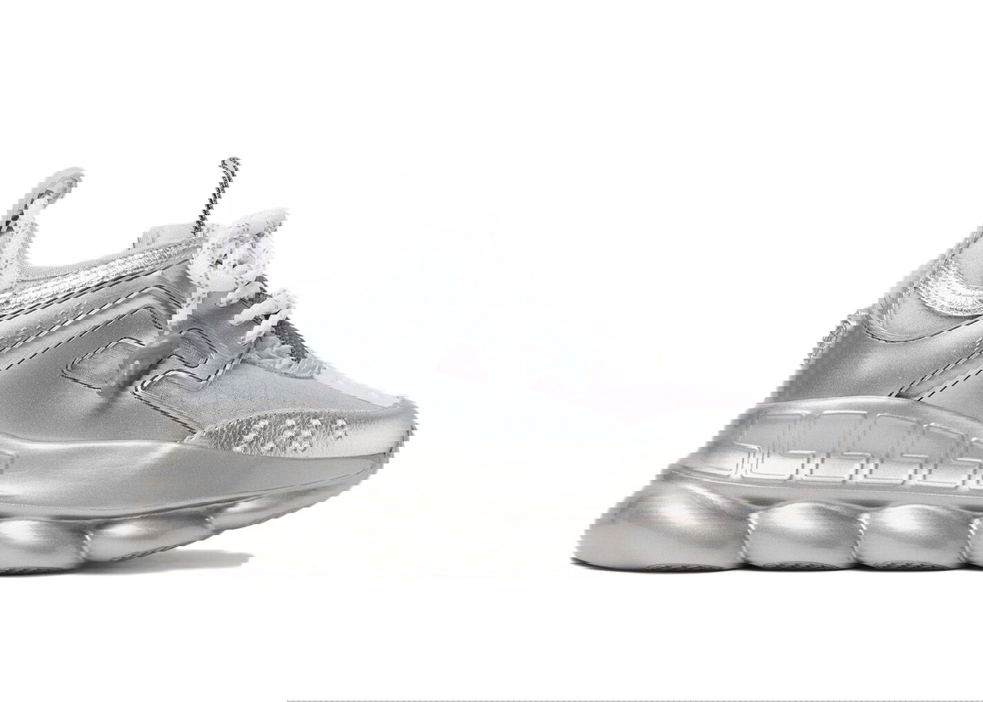 Sneakers og sko Versace Versace Chain Reaction Metalisk | DSU7071E-D10TCG_D9201, 0