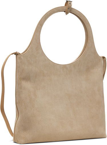 Håndtaske Courrèges Courrèges Holy Day Suede Tote Beige | 125GSA161CR0024, 2