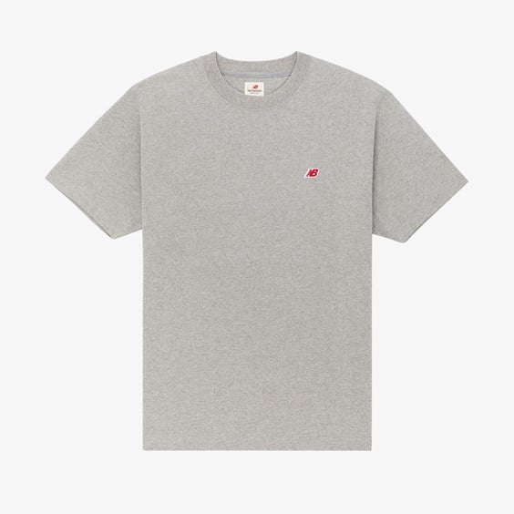 T-shirt New Balance Made In Usa Core T-shirt Grå | MT21543-GRY, 0