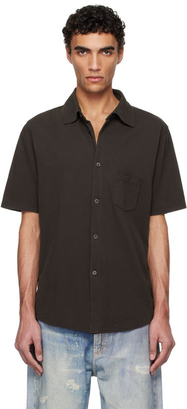 Skjorte OUR LEGACY Our Legacy Analog Short Sleeve Shirt Brun | M2256AD, 0