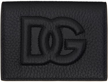 Tegnebog Dolce & Gabbana Logo Leather Card Holder Sort | BP1643AT489, 0